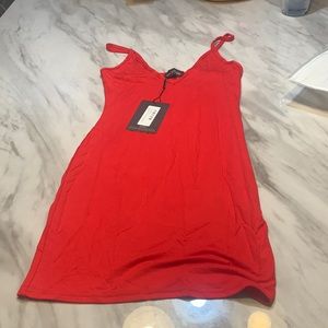 A red sexy dress